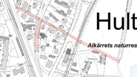 Karta VA-saneringsarbete Vinkelgatan Nyckelgatan Hultsfred